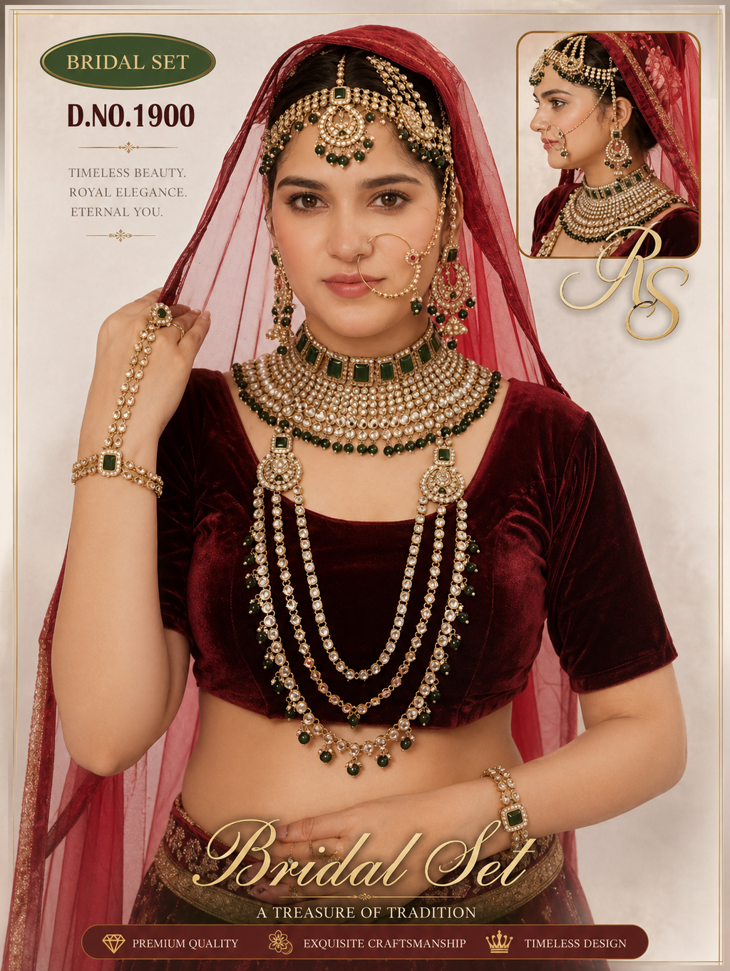 PREMIUM ROYAL FULL BRIDAL SET 11