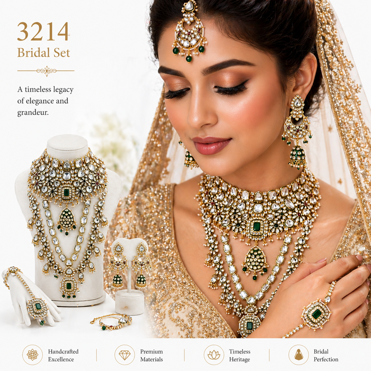ROYAL FULL BRIDAL SET 18