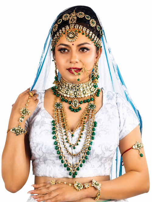 PREMIUM BRIDAL KUNDAN SET                  4