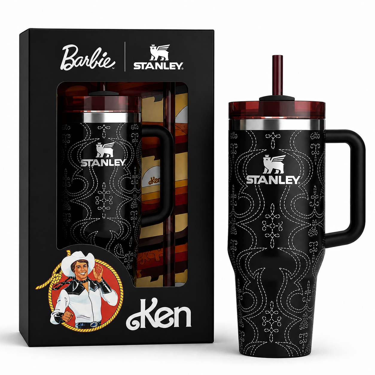Stanley X Barbie TM '80S Western Ken Quencher