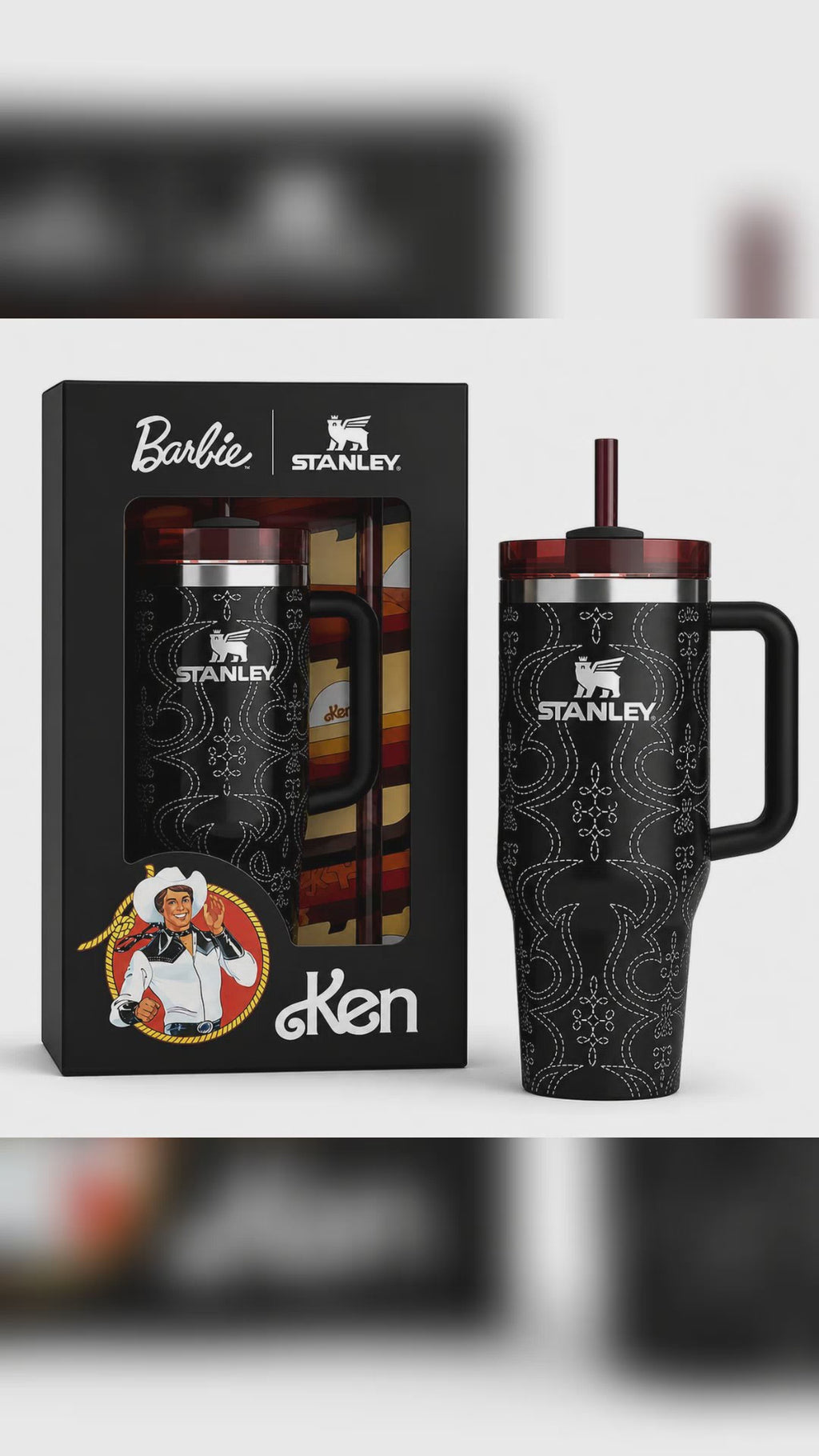 Stanley X Barbie TM '80S Western Ken Quencher