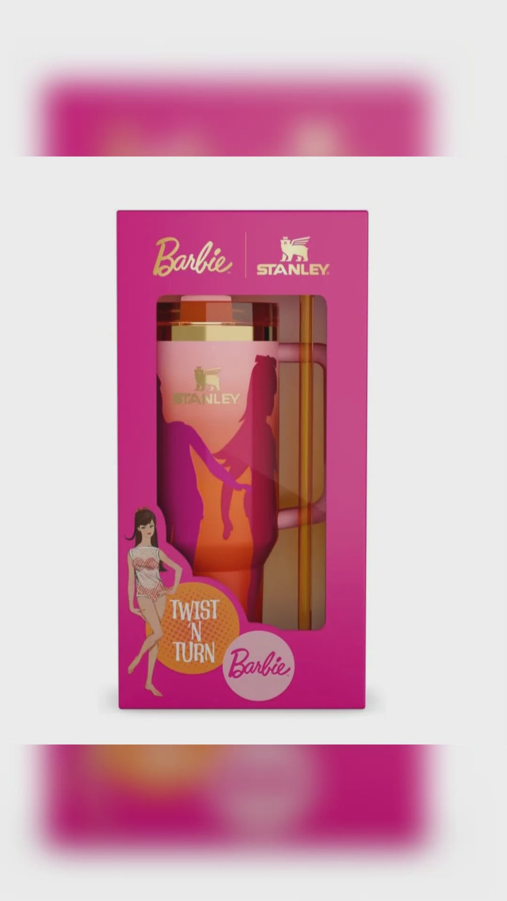 Stanley X Barbie TM '60S' Twist N Turn Quencher