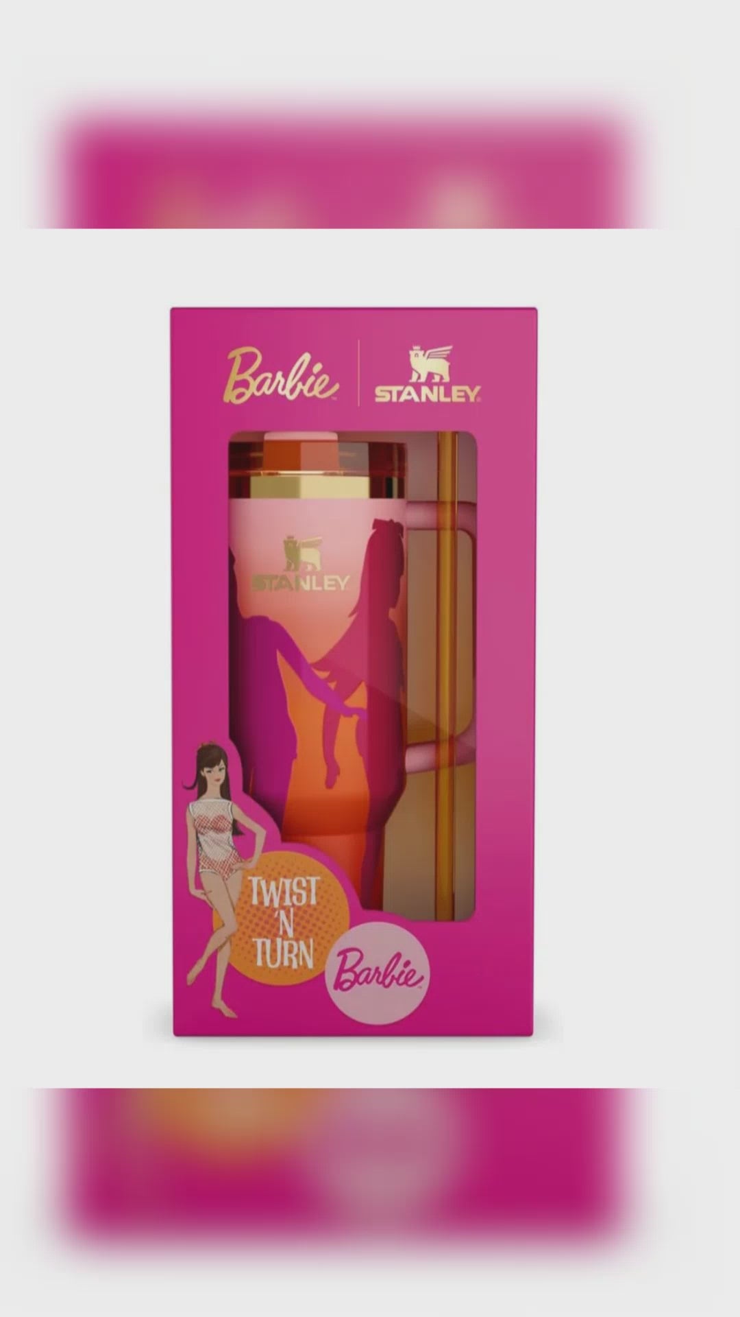 Stanley X Barbie TM '60S' Twist N Turn Quencher